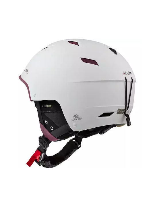 Cairn Equalizer Mat Men's Helmet for Ski & Snowboard White
