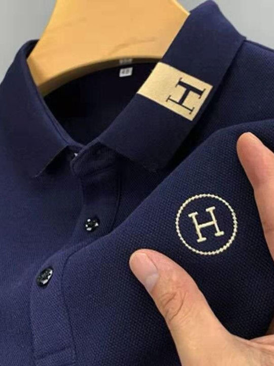 Polo Kurzarmbluse Blue