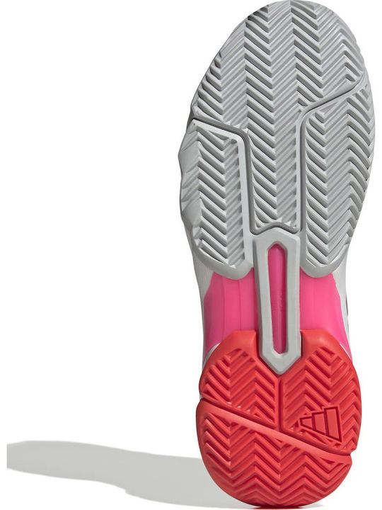adidas Courtjam Control 3 Ftwr Γυναικεία Παπούτσια Τένις Λευκά