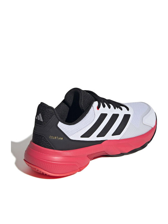 adidas Courtjam Control 3 Ftwr Men's Tennis Shoes for Clay Courts White