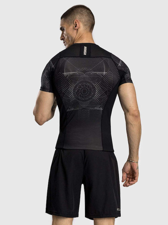 Venum G-fit Short Sleeve Shirt VENUM-05007-617 for Jiu-Jitsu / MMA Black