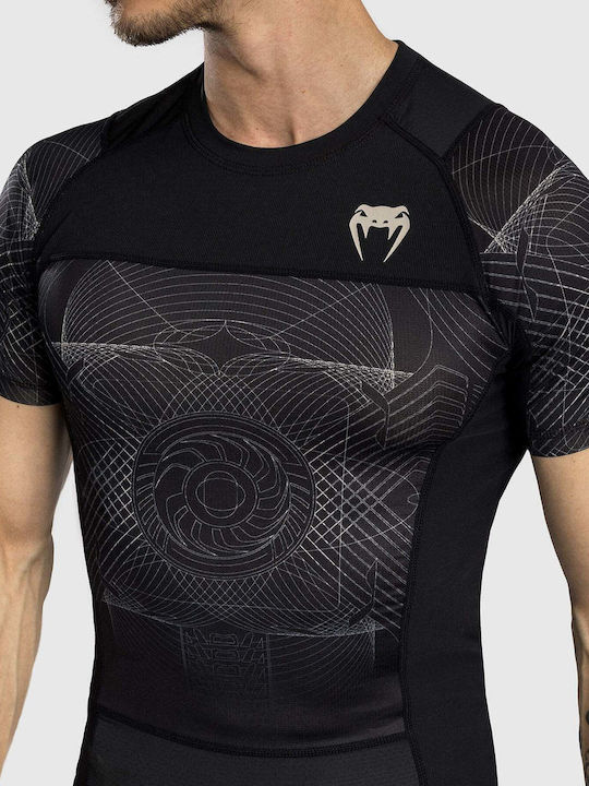 Venum G-fit Short Sleeve Shirt VENUM-05007-617 for Jiu-Jitsu / MMA Black