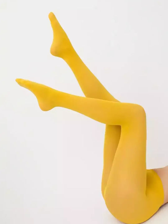 Непрозрачен Дамско чорапогащник Yellow