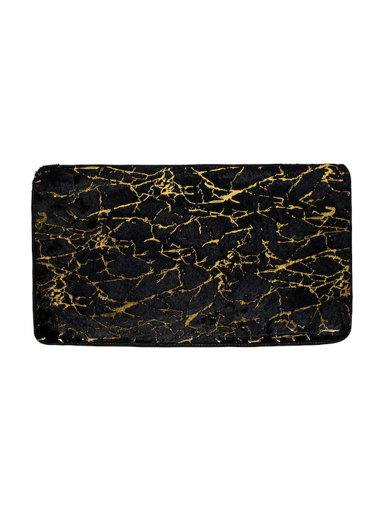 Keskor Bath Mat 563213 Black gold 80x50cm