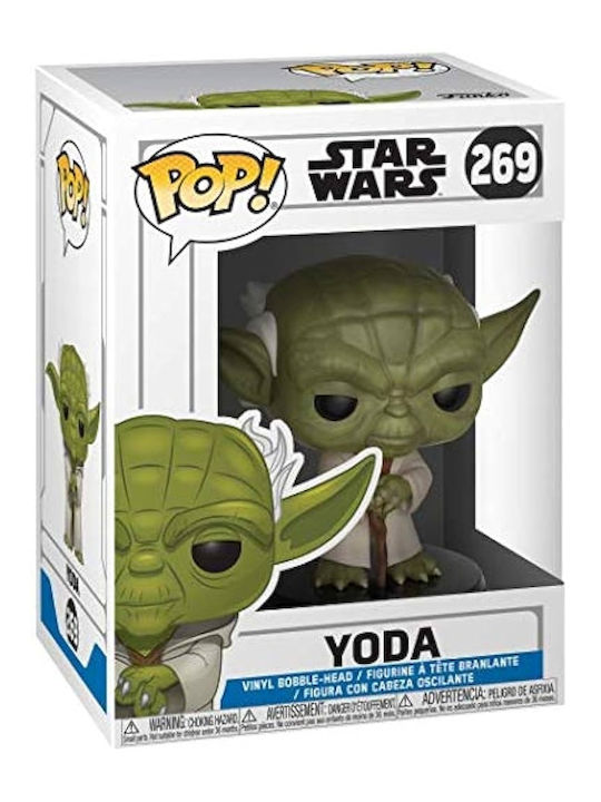 Funko Pop! Movies: Yoda Clone Wars Bobble-Head