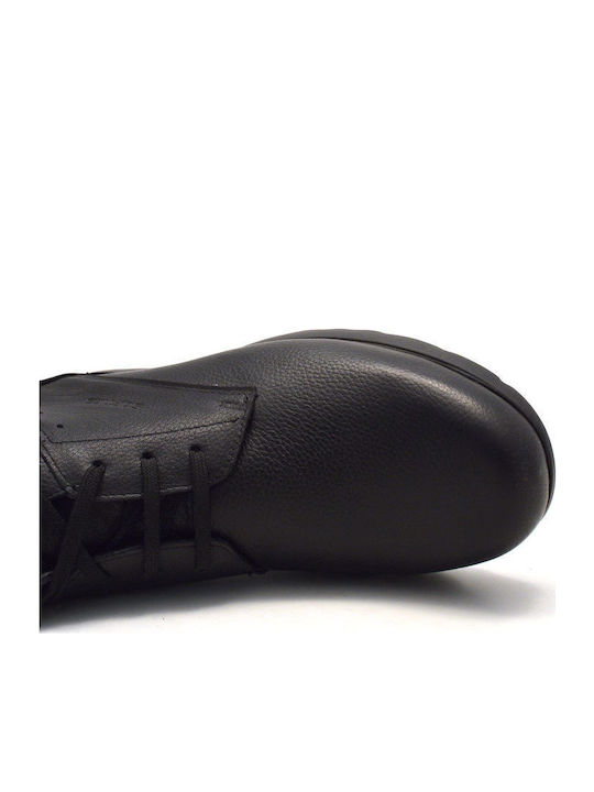 Piele Negru Ghete barbati