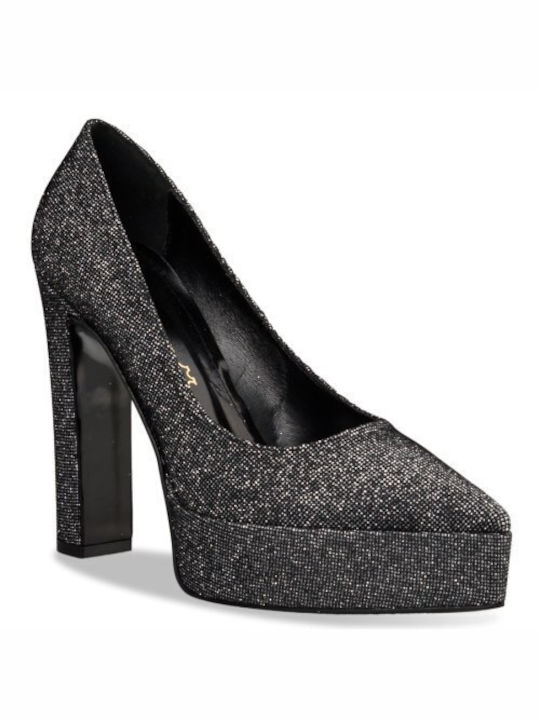 Envie Shoes Black Low Heels Pumps