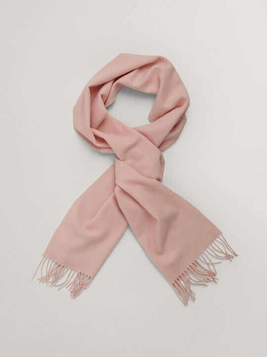 T & D Men's Cashmere Scarf Beige Pink