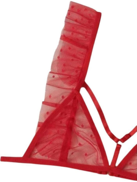 Zoli Unterwäsche-Set für Damen mit Schlupf Red Zoli Unterwäsche-Set für Damen mit Schlupf Red
