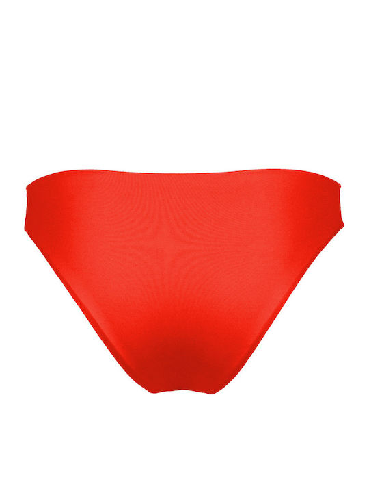 Bikini Slip Ψηλόμεσο Κόκκινο