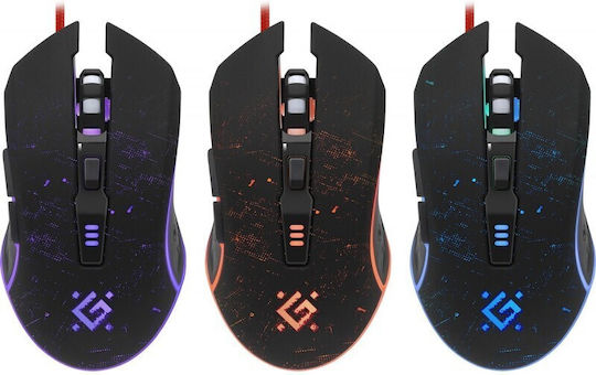 Defender Draglen GM-907 RGB Gaming Ποντίκι 7200 DPI Μαύρο