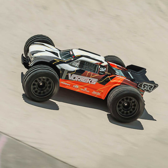 Arrma 1/10 Vorteks 2wd Rtr Brushed Stadium Truck Battery & Charger Included Orange Arrma