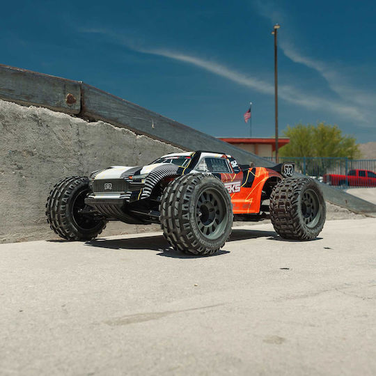 Arrma 1/10 Vorteks 2wd Rtr Brushed Stadium Truck Battery & Charger Included Orange Arrma