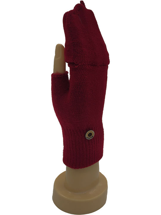 Rot Gestrickt Handschuhe