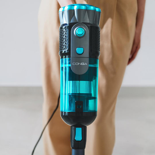 Cecotec Conga 700 PowerHead Ηλεκτρική Σκούπα Stick 615W Μπλε