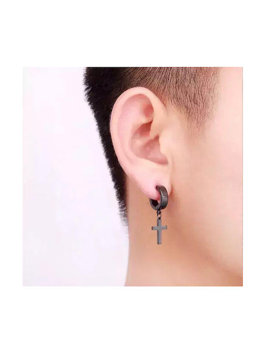 Bode Men's Earrings Hoops made of Steel