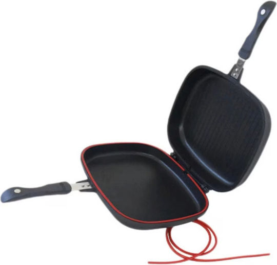 Tigaie dublă grill Deesini 36cm Tigaie dublă grill Deesini 36cm