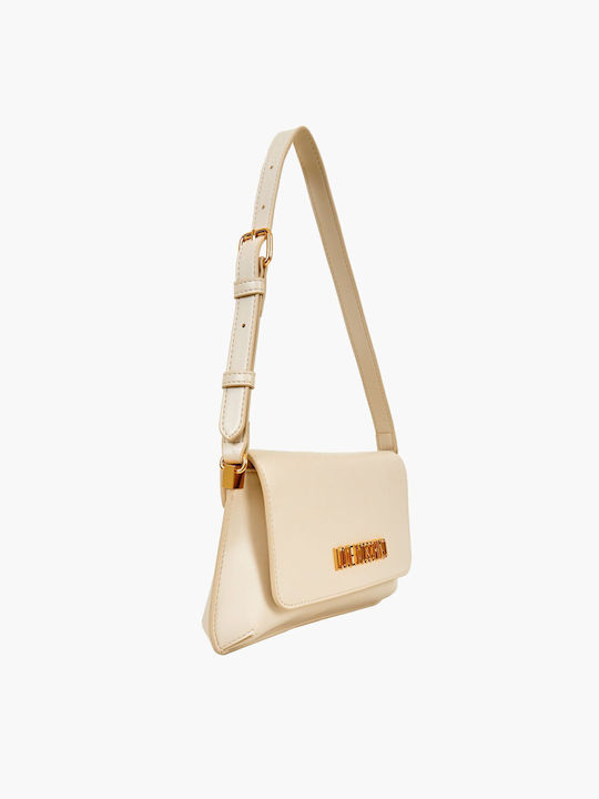 Moschino Damen Tasche Schulter Beige