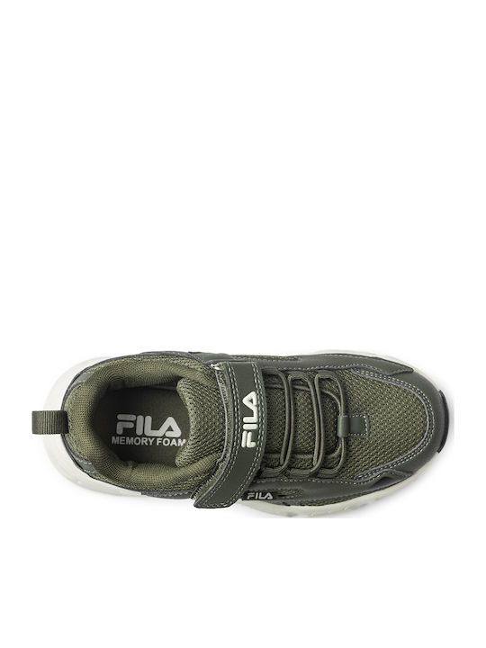 Memory Παιδικά Sneakers με Σκρατς Χακί