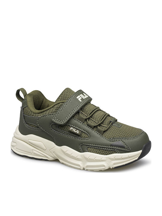 Memory Παιδικά Sneakers με Σκρατς Χακί