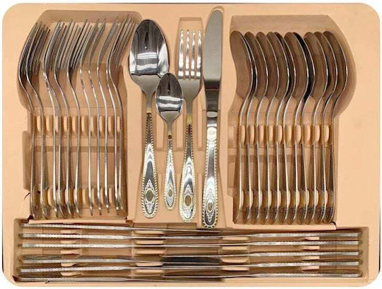 Set Tacâmuri Ek-184g În Cutie de Lemn 72 Buc