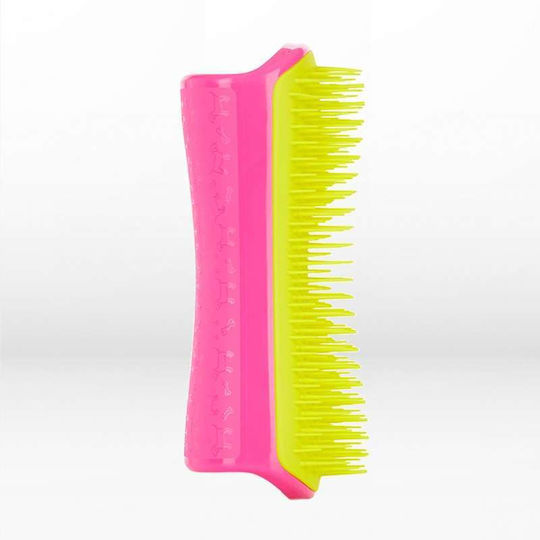 Tangle Teezer Pet Teezer Detangling Βούρτσα Large για Διάφορα Μήκη Τρίχας για Απομάκρυνση Τριχών Ροζ Pink/Yellow