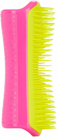 Tangle Teezer Pet Teezer Detangling Βούρτσα Large για Διάφορα Μήκη Τρίχας για Απομάκρυνση Τριχών Ροζ Pink/Yellow