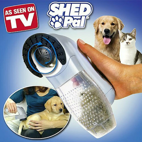 Device Electric Brush for Short-Haired Dogs for Coat Cleaning
