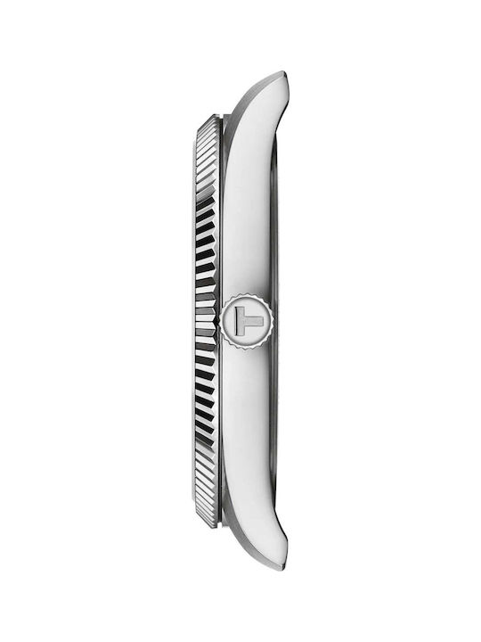 Tissot T-classic Herrenuhr Batterie mit Silber Metallarmband