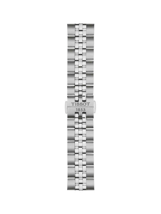 Tissot T-classic Herrenuhr Batterie mit Silber Metallarmband