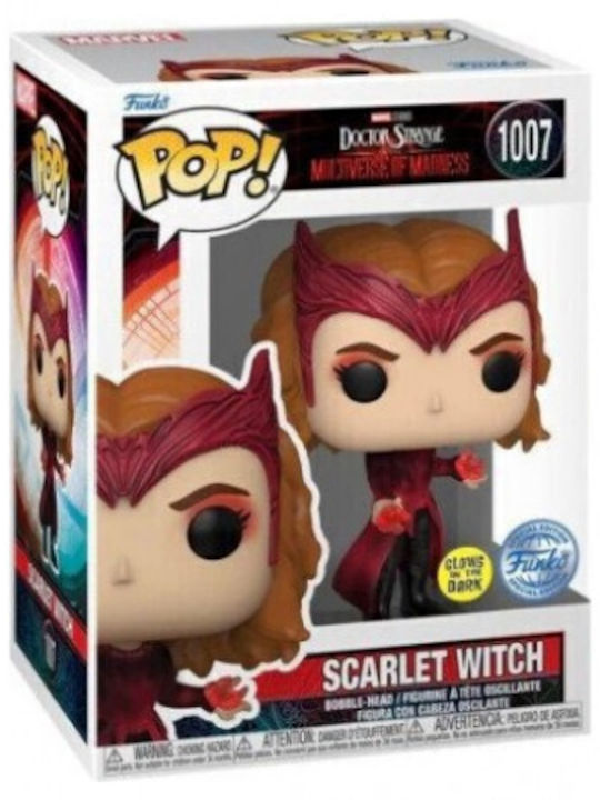 Funko Pop! Marvel: Doctor Strange in the Multiverse of Madness - Scarlet Witch 1007 Wackelkopf & Leuchtet im Dunkeln Sonderausgabe