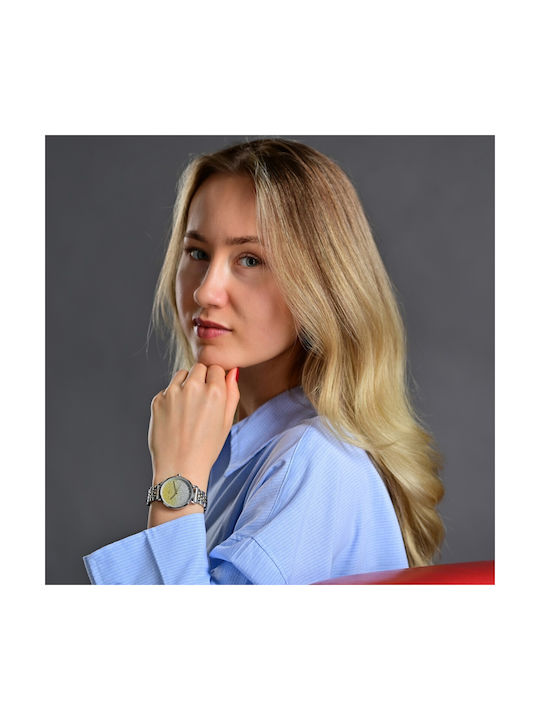 Just Watch Women's Watch with Gold Metal Bracelet