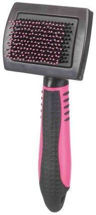 Trixie Brush for Short-Haired Dogs for Coat Grooming Red