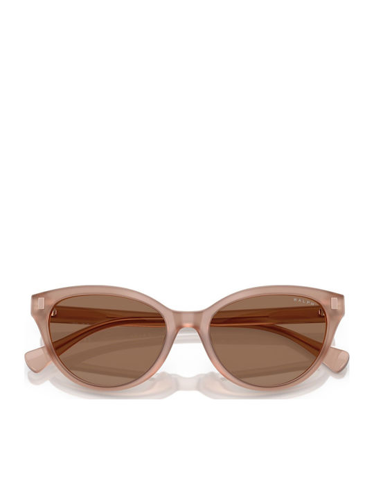 Ralph Lauren Damen Sonnenbrille mit Rosa Kunststoff Gestell und Braun Linse RA 5326U 6114/73