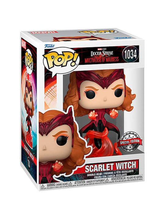 Funko Pop! Bobble-Head Marvel: Doctor Strange in the Multiverse of Madness - Scarlet Witch 1034 Special Edition