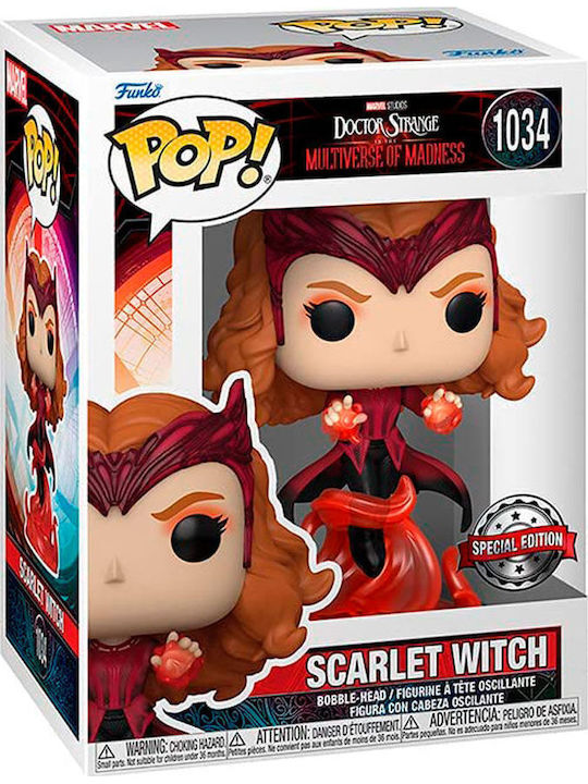 Funko Pop! Marvel: Doctor Strange in the Multiverse of Madness - Scarlet Witch 1034 Wackelkopf Sonderausgabe