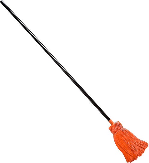 Carnival Broom Orange made of Plastic 2133W