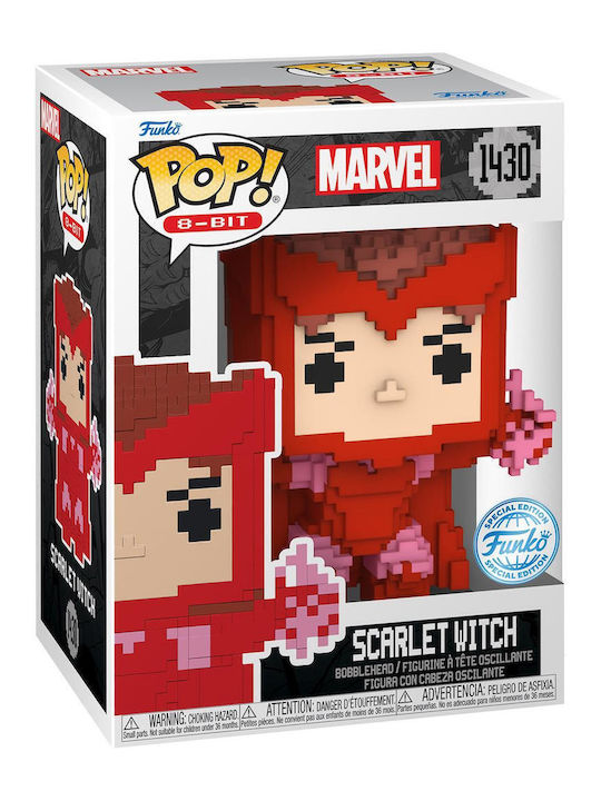 Funko Pop! Bobble-Head 8-Bit: Marvel - Scarlet Witch 1430 Special Edition