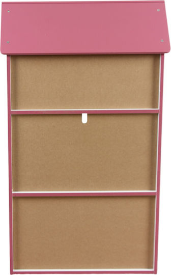 Bibliotecă pardoseală Lemn Roz 54x27x91.5cm
