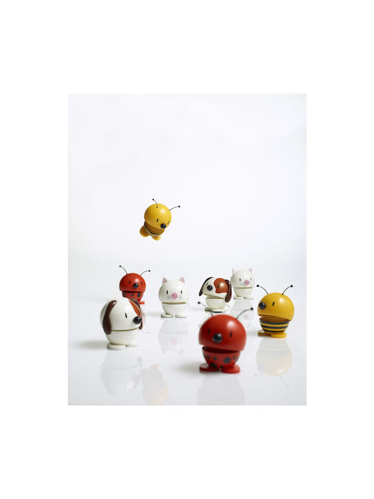 Hoptimist Dog Decorative Figure Abs White