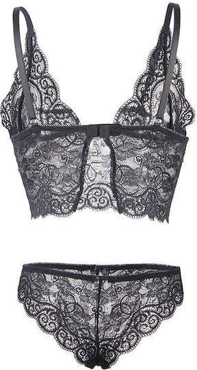 Subblime Sexy Babydoll Schwarz