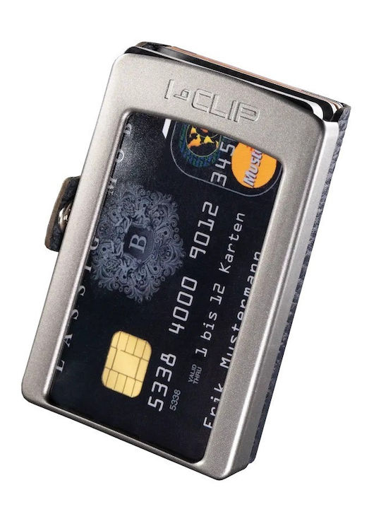 Σετ Δερμάτινο Ανδρικό Πορτοφόλι με RFID Μαύρο