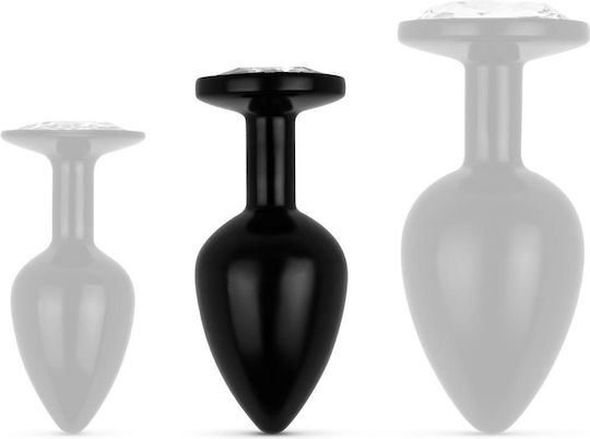 Easytoys Collection Butt Πρωκτική Σφήνα Medium Μαύρη