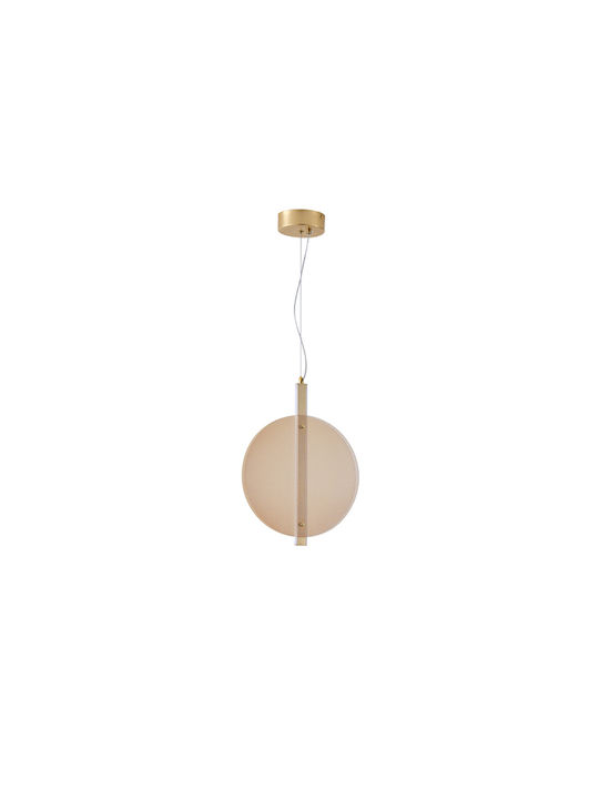 Eurolamp Lustră Galben Miere 30x30x290cm.
