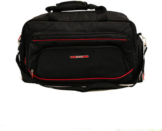 Lamonza Smiley Reisetasche Schwarz Stoff L49xB24xH27cm