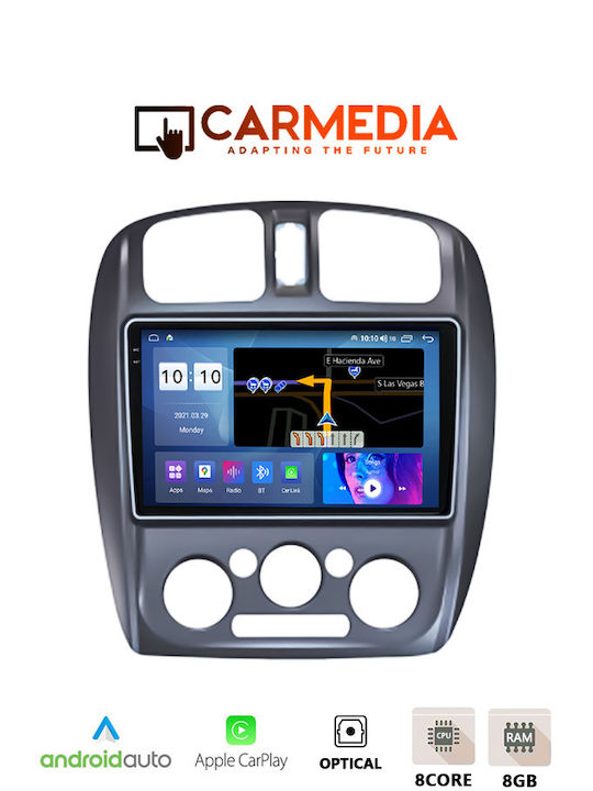 Carmedia Car Audio System for Mazda 323 1998-2004 (Bluetooth/USB/AUX/WiFi/GPS) with Touch Screen 9.5"