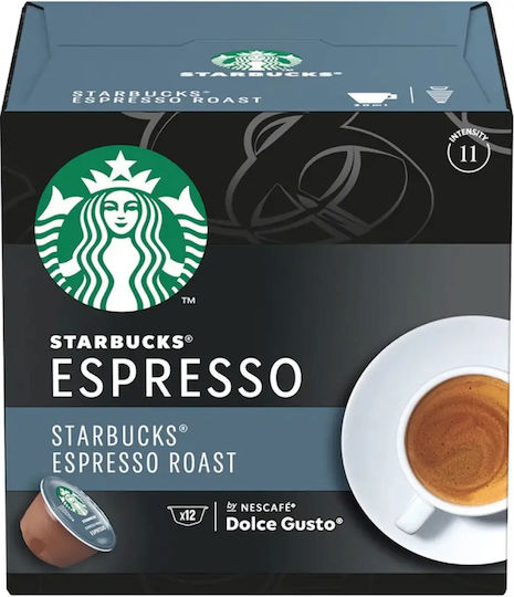 Starbucks Capsule Espresso Compatibile cu Mașina Dolce Gusto 12capace