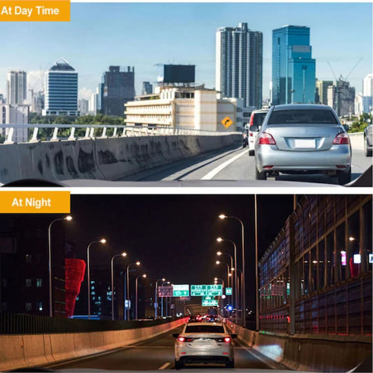 Dual Dash Camera Dvr Rohs Safetyfirst 1980x1080p Hd Resolution 150° Wide View Angle Night Vision Waterproof G-sensor Motion Sensor Loop Recording Universal