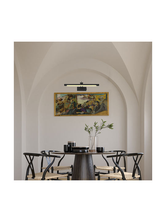 Braytron Lamp Wall with Integrated LED and Adjustable White Light Gold 40x40cm