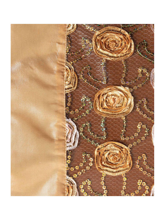 Silk Fashion Fustă Pătrată 264-1 Aur 85x85cm